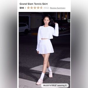 ALO Grand Slam Tennis Skirt